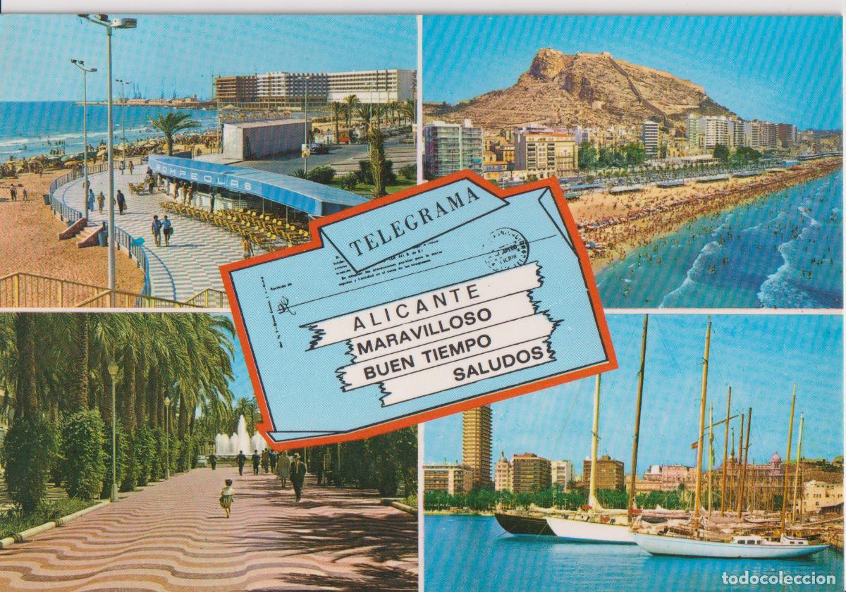 Postales: ALICANTE, VARIAS VISTAS DE LA CIUDAD &ndash; EDICIONES ARRIBAS N&ordm;242 &ndash; S/C