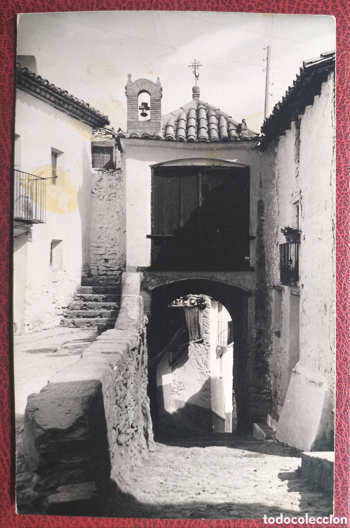 Postales: VILAFRANCA ELS PORTS POSTAL FOTOGR&Aacute;FICA VILLAFRANCA DEL CID CASTELL&Oacute; C. 1960