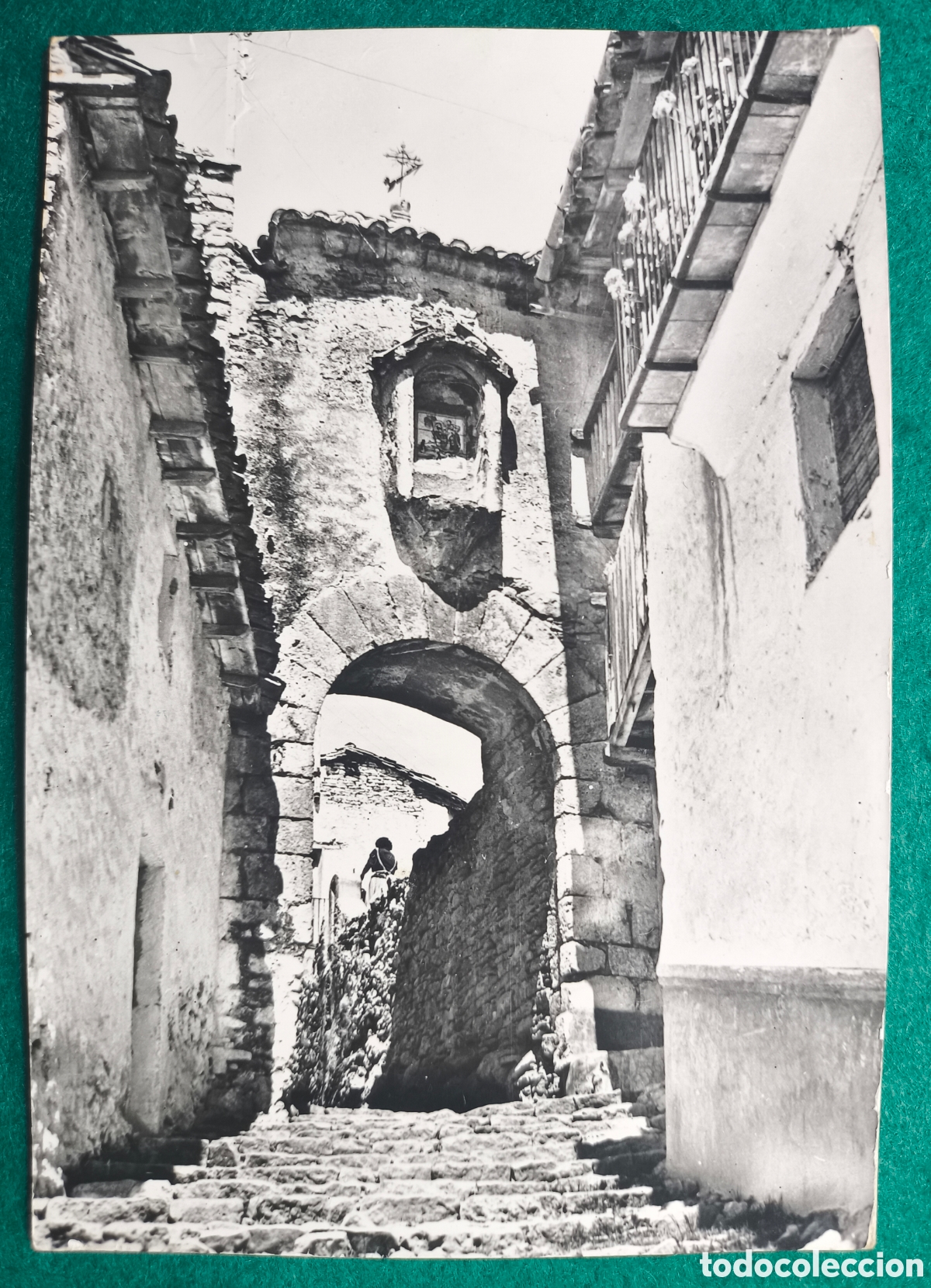 Postales: VILAFRANCA ELS PORTS POSTAL FOTOGR&Aacute;FICA VILLAFRANCA DEL CID CASTELL&Oacute; C. 1960
