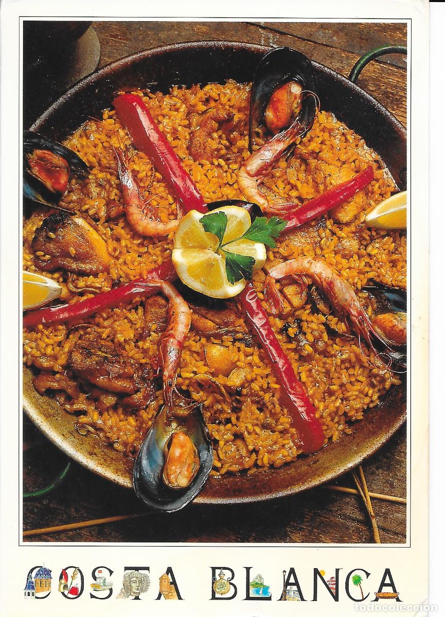 Postales: [POSTAL] Costa Blanca. Plato t&iacute;pico. Paella. Alicante (sin circular)