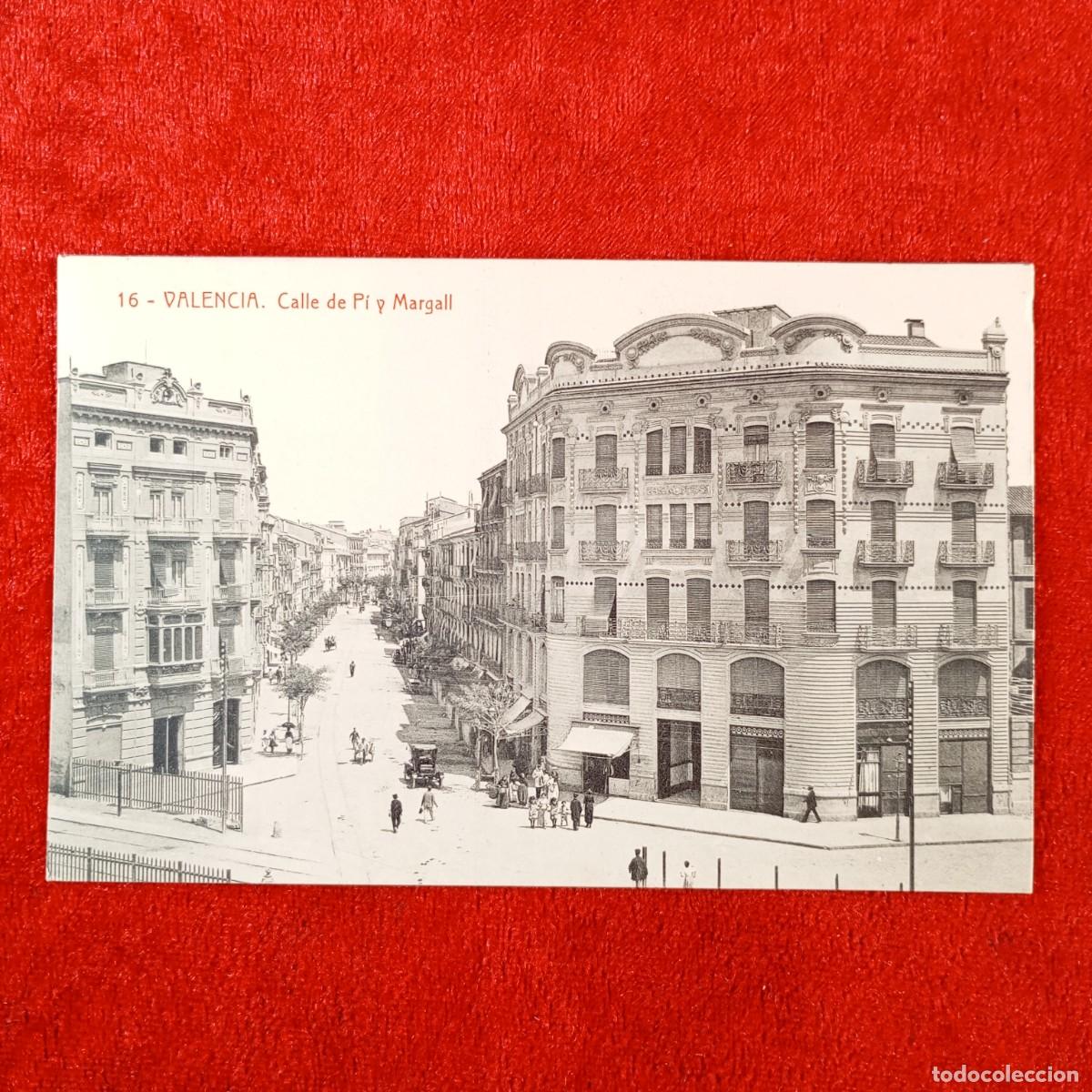 Postales: POSTAL - VALENCIA - CALLE DE PI Y MARGALL - 16 - THOMAS - RAR&Iacute;SIMA / 2016