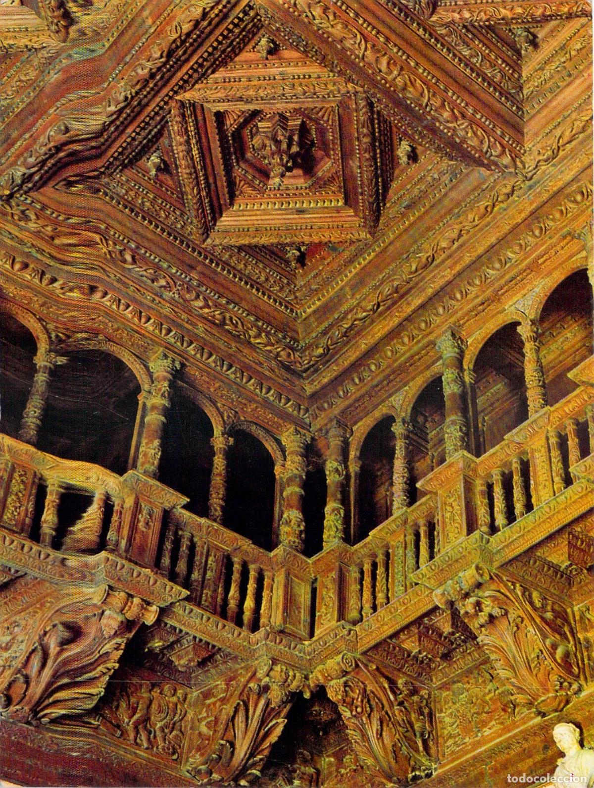 Postales: Postal del Palacio de la Generalitat de Valencia y su patio interior