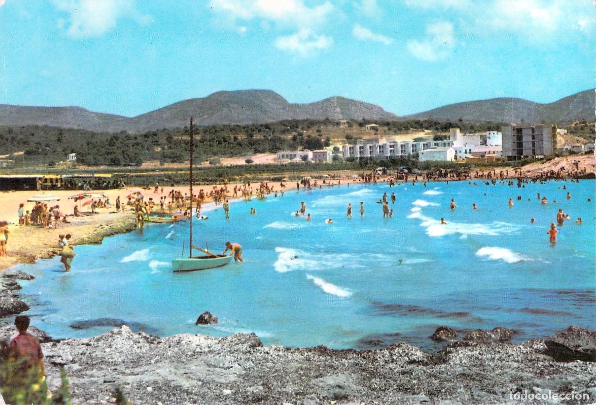 Postales: Postal de la Playa de Moraira en Alicante