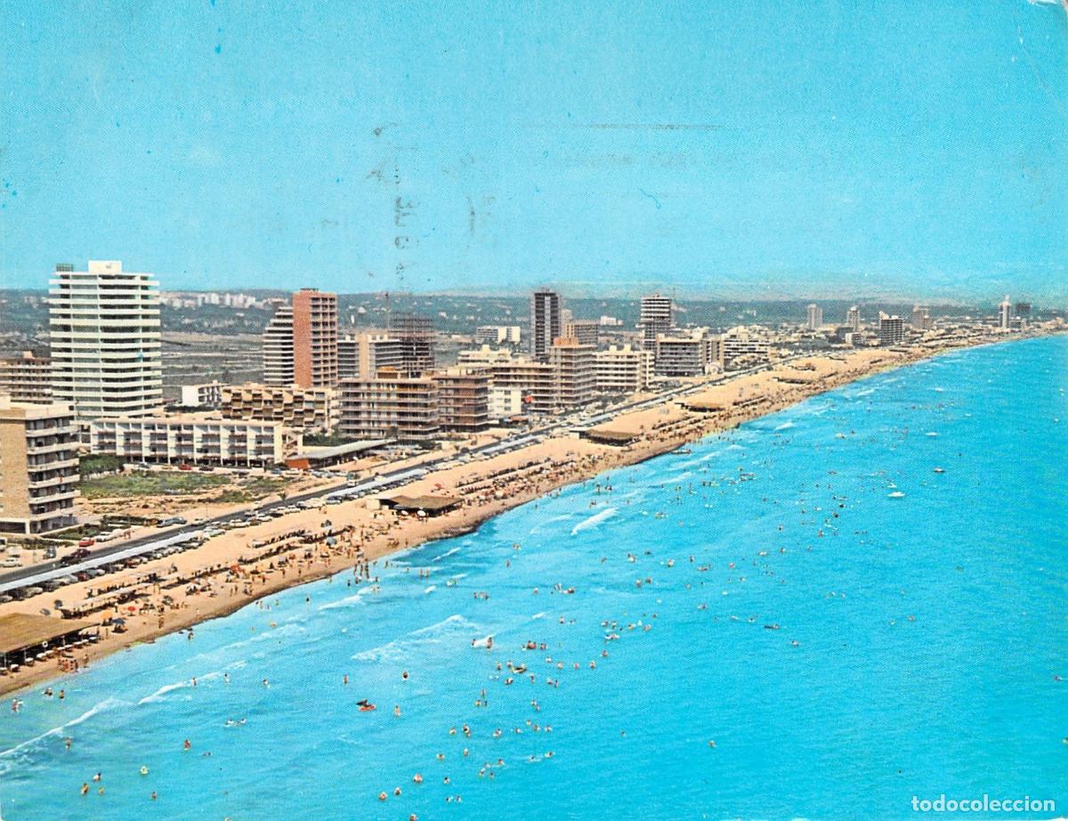 Postales: Postal de la Playa de San Juan en Alicante