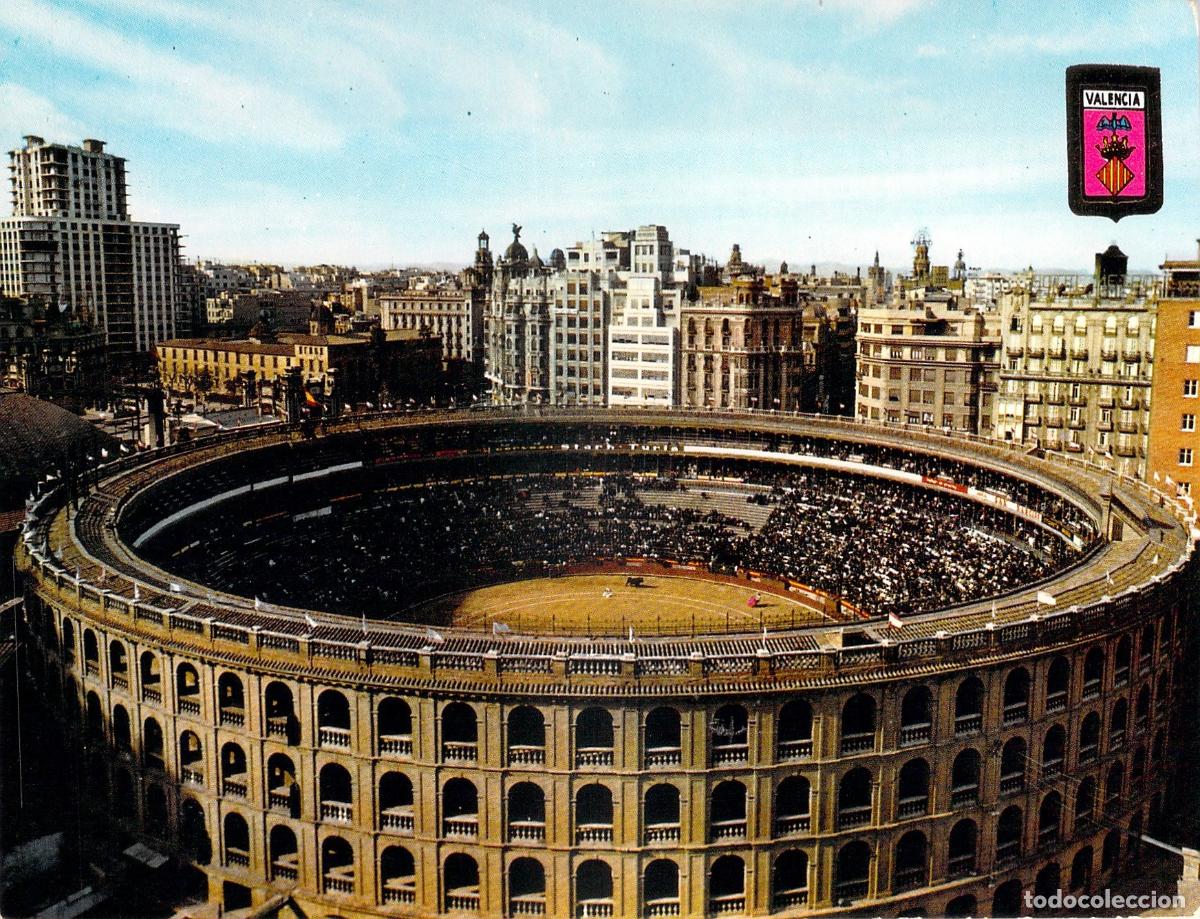 Postales: Postal de la Plaza de Toros de Valencia