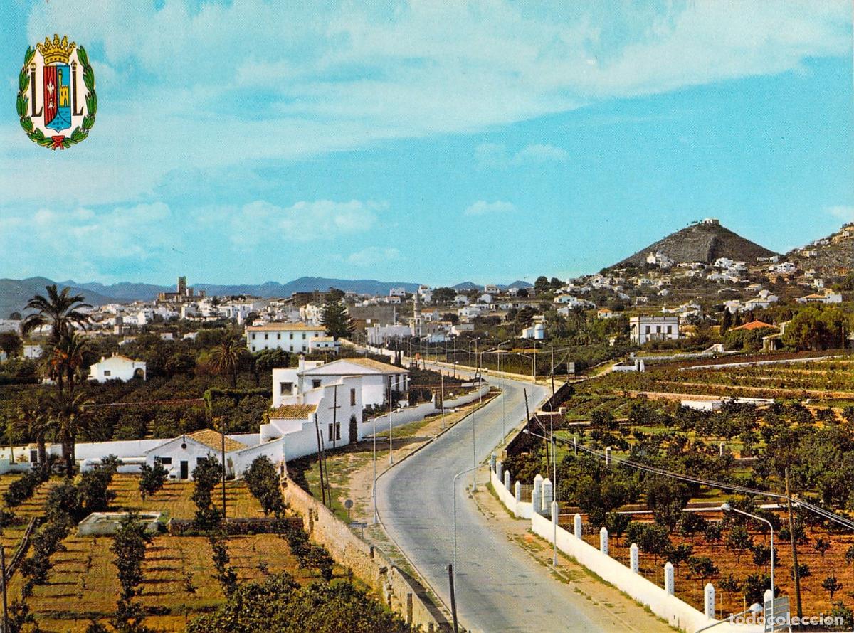 Postales: Postal de la Avenida del Puerto en J&aacute;vea Alicante