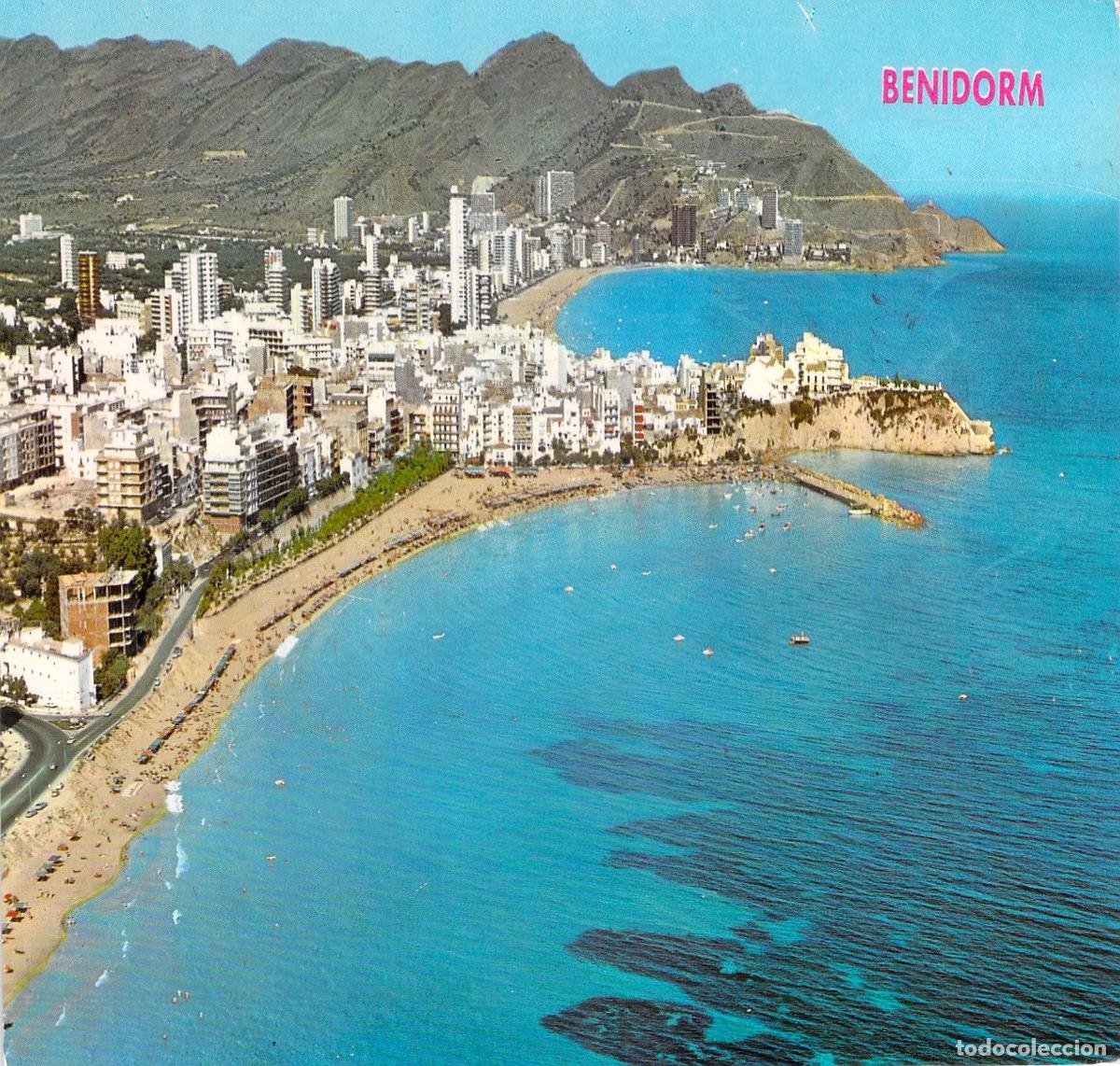 Postales: Postal de Benidorm Vista A&eacute;rea Costa Alicante