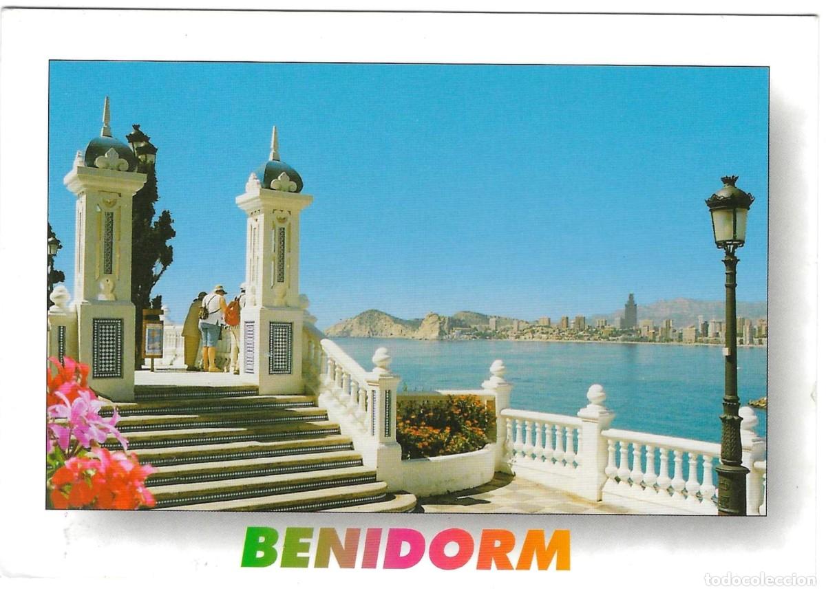 Postales: Postal Benidorm. Alicante. Playa de Poniente desde el Castillo. ref. 7-alicante113