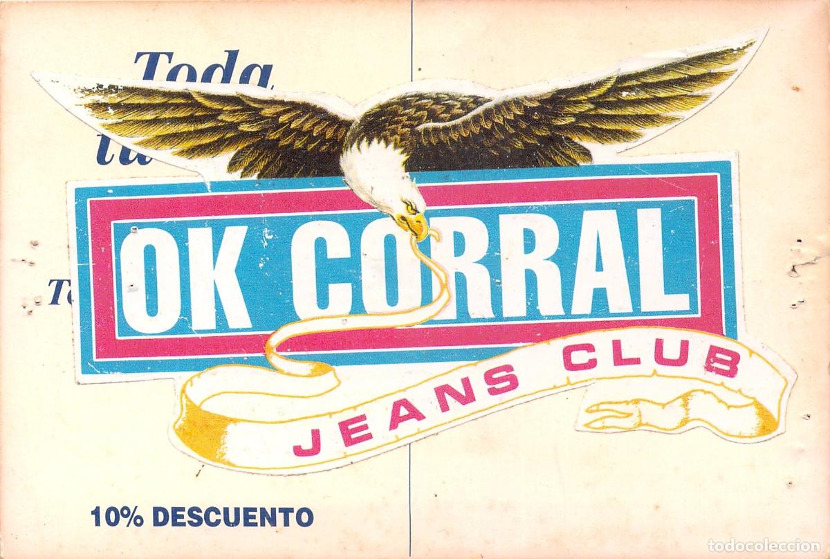 Postales: Postal publicitaria de OK Corral Jeans Club Valencia