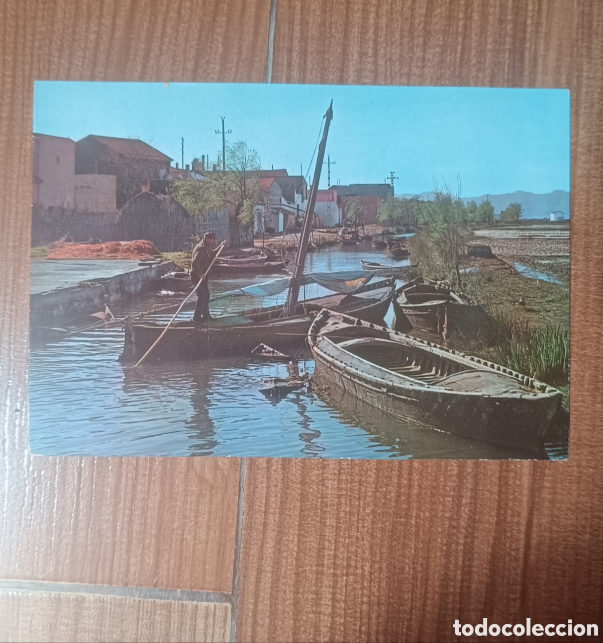 Postales: Postal antigua Valencia La Albufera color