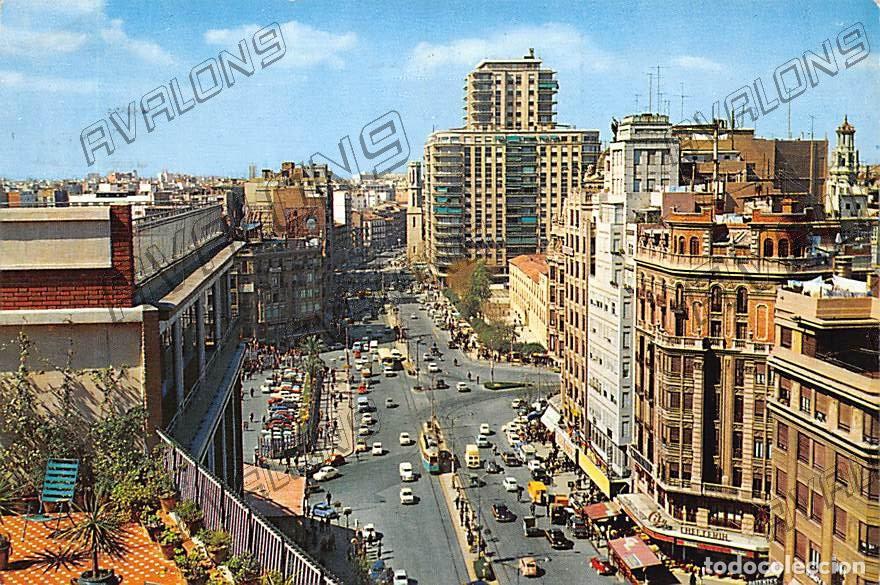 Postales: Calle J&aacute;tiva (Valencia) - Circulada con sello - 1971