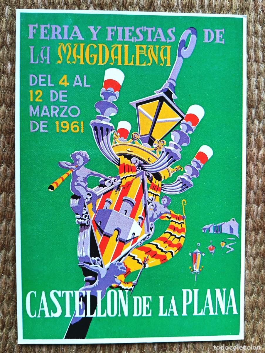 Postales: CASTELLON - FIESTAS DE LA MAGDALENA 1961 - ED. JUNTA CENTRAL