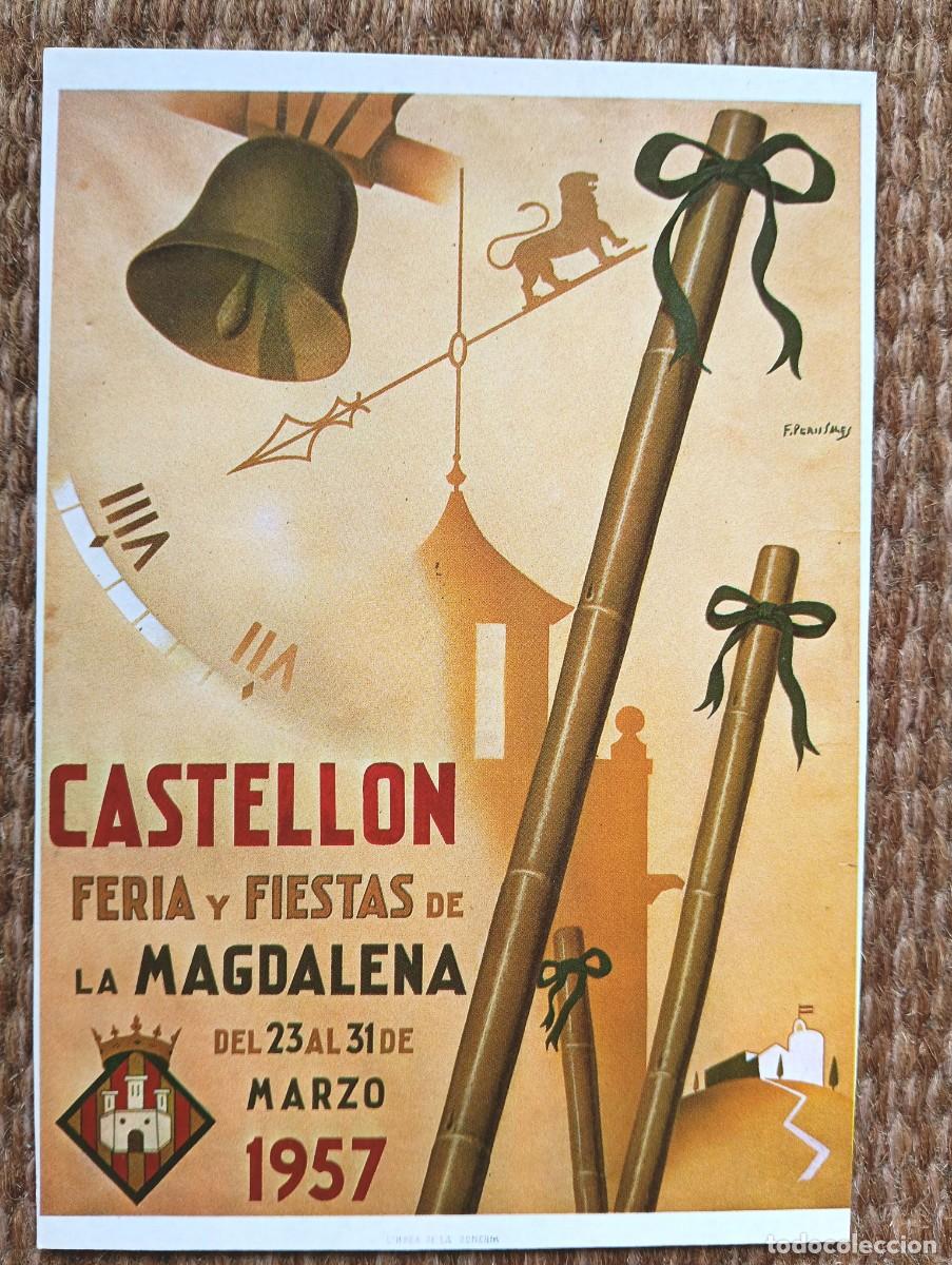 Postales: CASTELLON - FIESTAS DE LA MAGDALENA 1957 - ED. JUNTA CENTRAL