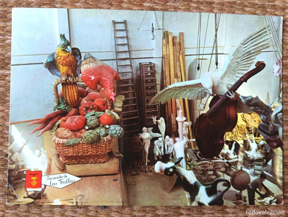 Postales: VALENCIA - TALLER DE ARTISTA FALLERO - ED. PERGAMINO