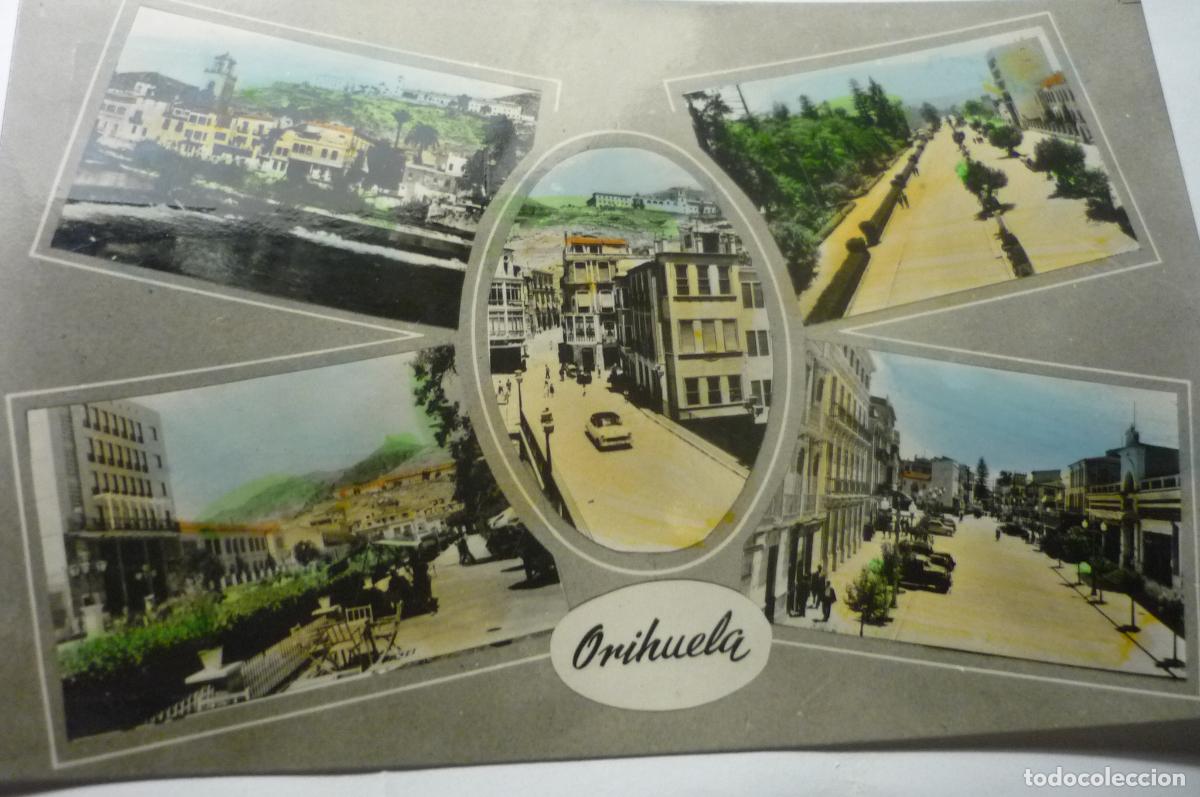 Postales: postal orihuela dif,aspectos coloreada escrita cm
