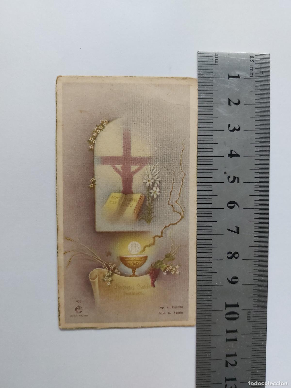Postales: Estampa conmemorativa Bodas de Oro Sacerdotales de Peregr&iacute;n Carbonell Ric&oacute;s