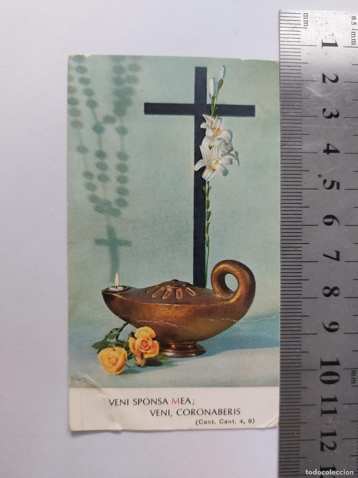 Postales: Estampa de recordatorio de Primera Misa de Vidal S&aacute;ez Inesta