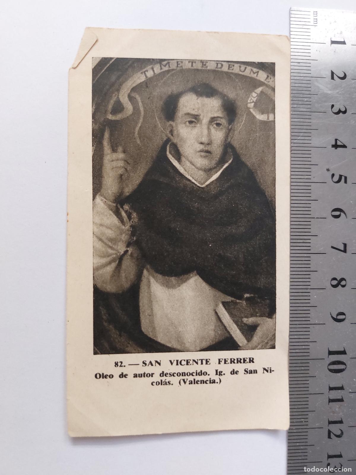Postales: Estampa de San Vicente Ferrer, Valencia, arte religioso