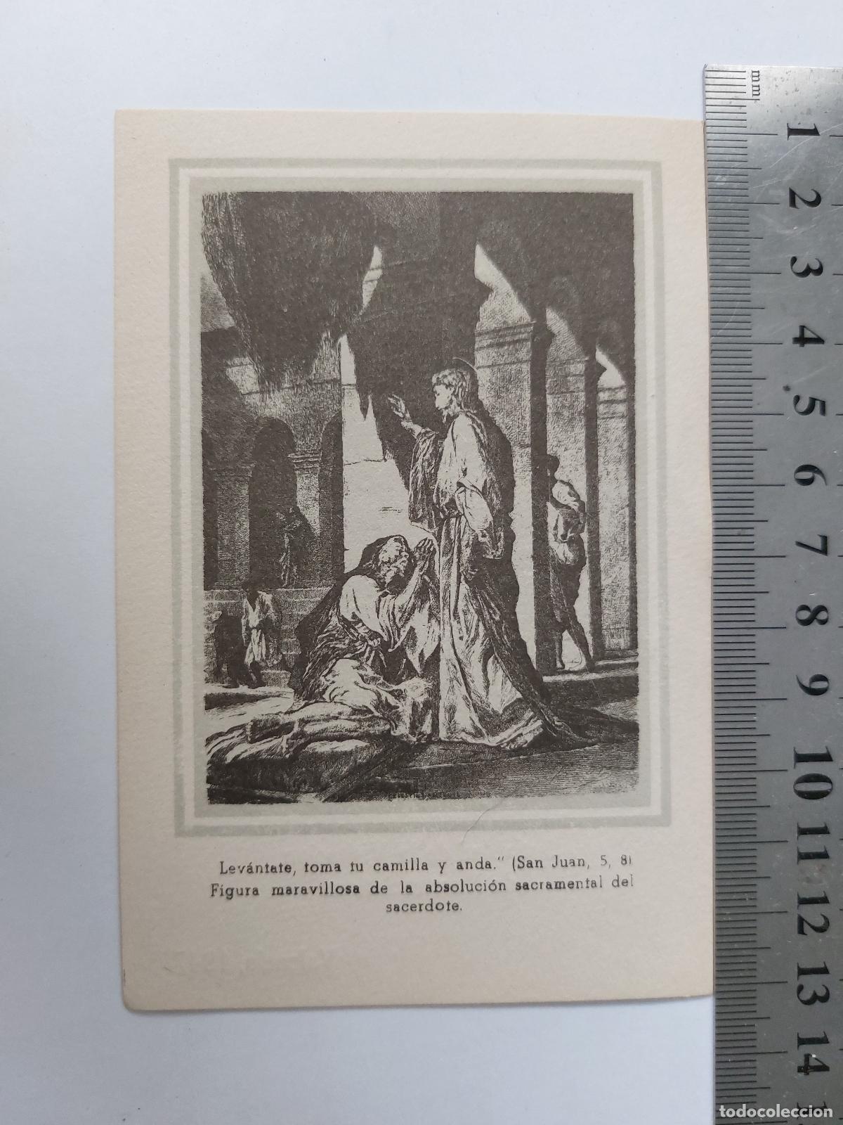 Postales: Estampa recordatorio de Primera Misa de sacerdote en Valencia