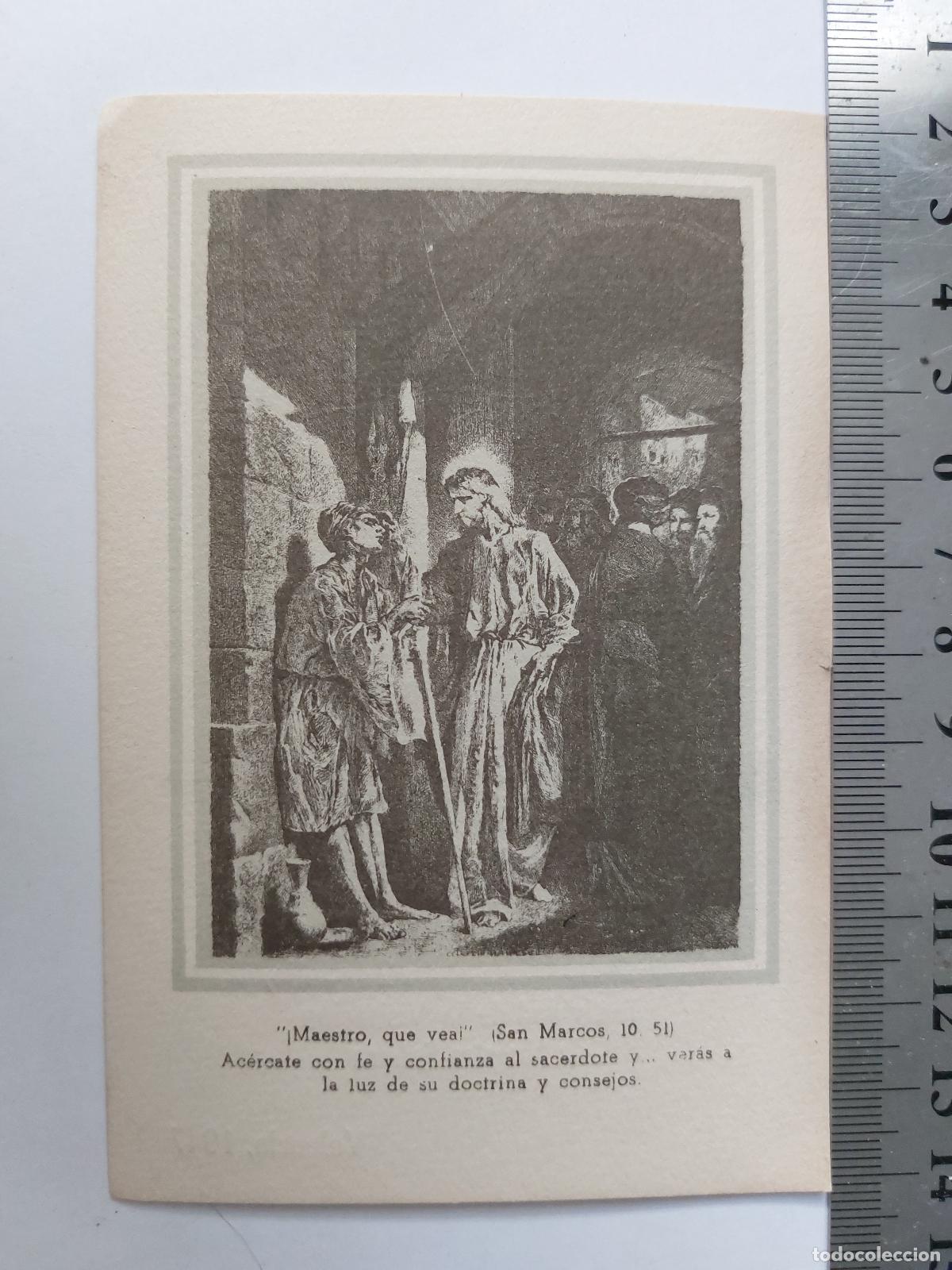 Postales: Estampa recordatorio de primera misa Vicente Javier Subir&aacute; Garc&iacute;a