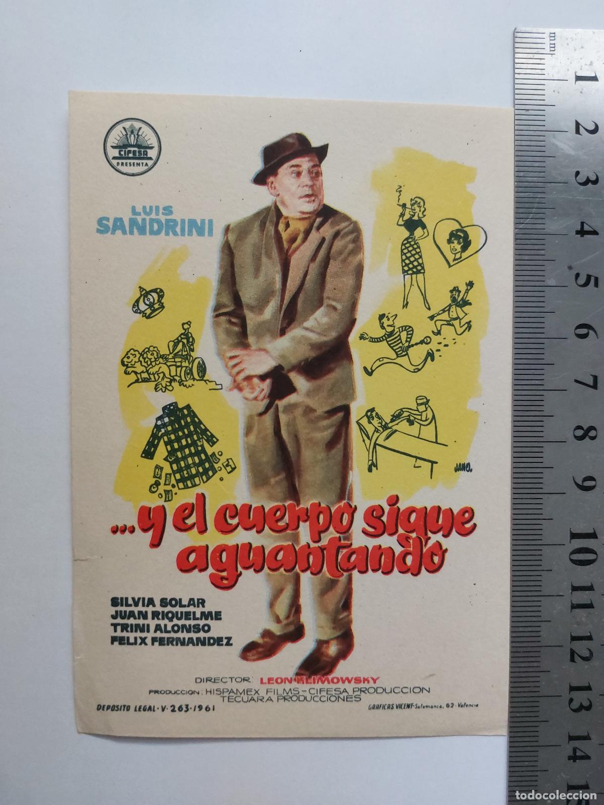 Postales: Estampa de la pel&iacute;cula Espa&ntilde;ola ...y el cuerpo sigue aguantando