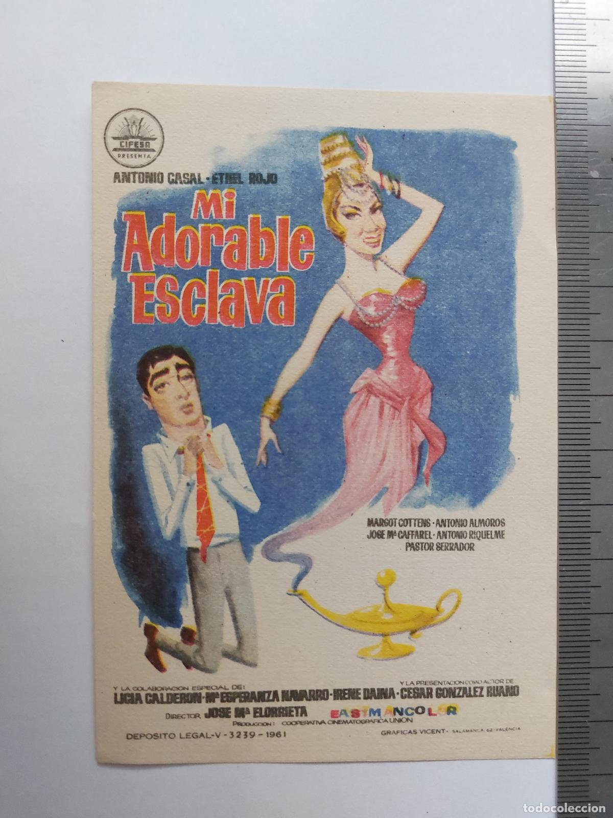 Postales: Estampa de Cine Espa&ntilde;ol Mi Adorable Esclava
