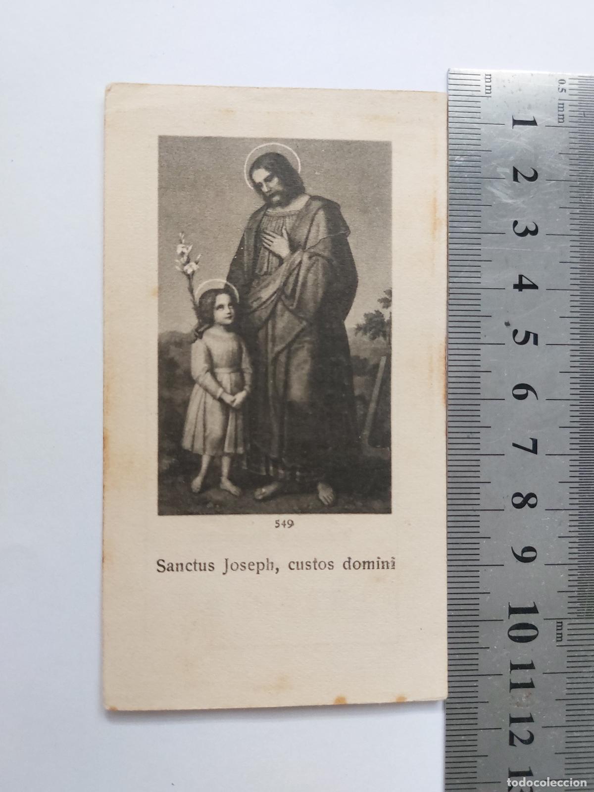 Postales: Estampa religiosa conmemorativa de bodas de oro, San Jos&eacute;