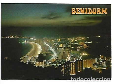 Postales: VISTA NOCTURNA - NOCTURNAL VIEW.- BENIDORM