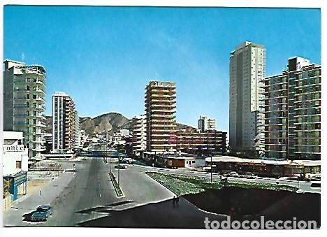 Postales: AVENIDA DEL MEDITERRANEO.- BENIDORM / ALICANTE