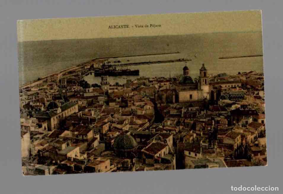 Postales: TARJETA POSTAL ALICANTE VISTA DE PAJARO. N&ordm; 1 BAZAR EL ARCA DE NO&Eacute;