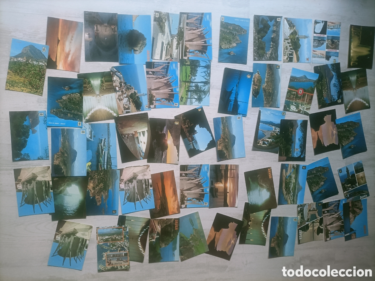Postales: Lote de 52 postales de J&aacute;vea. Alicante