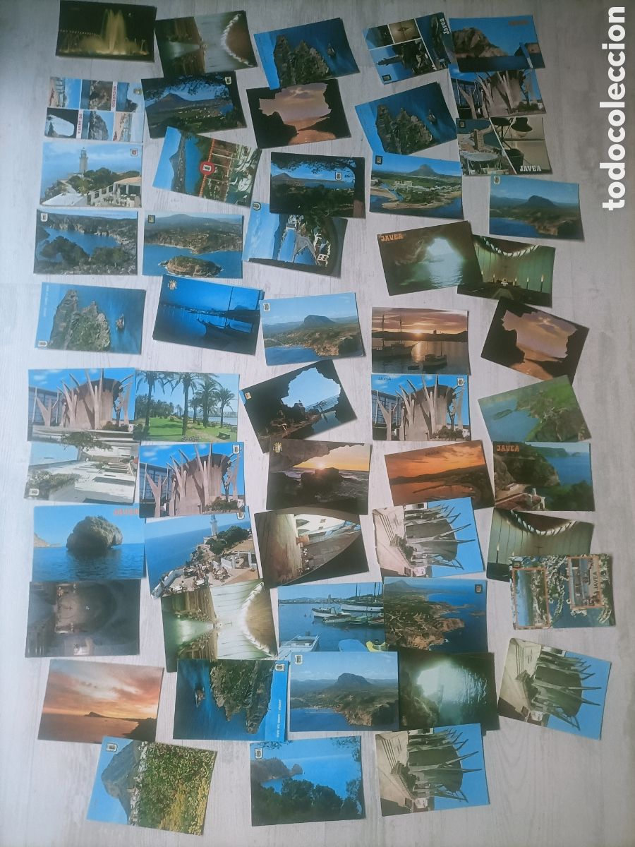 Postales: Lote de 52 postales de J&aacute;vea. Alicante