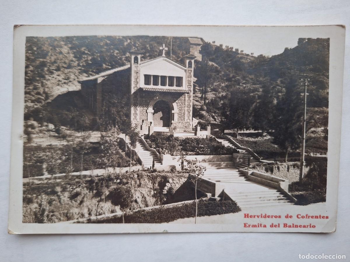 Postales: ANTIGUA POSTAL HERVIDEROS DE COFRENTES ERMITA DEL BALNEARIO VALENCIA RV 2967
