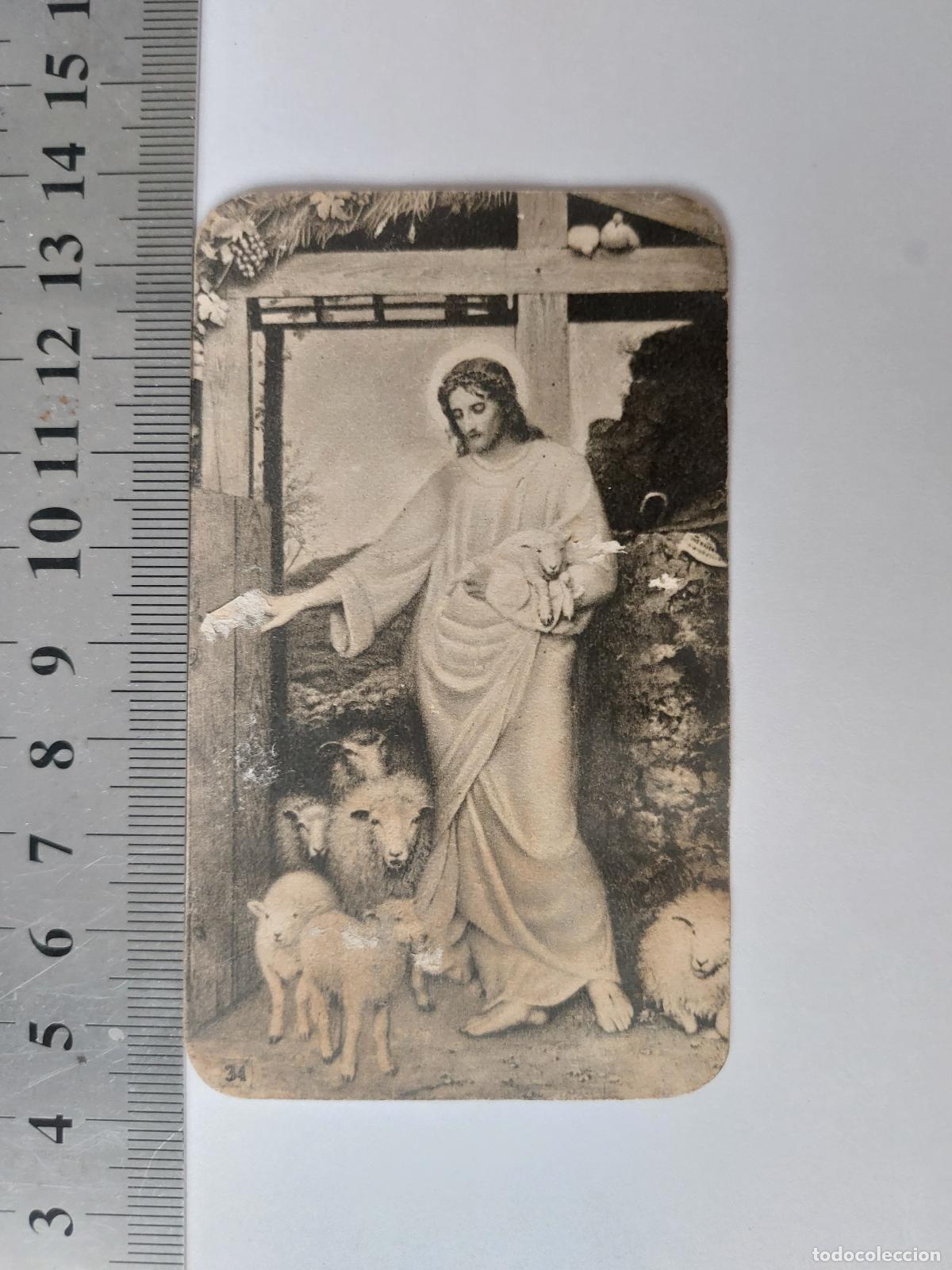 Postales: Estampa recordatorio de Primera Comuni&oacute;n de Vicente Biot Mari