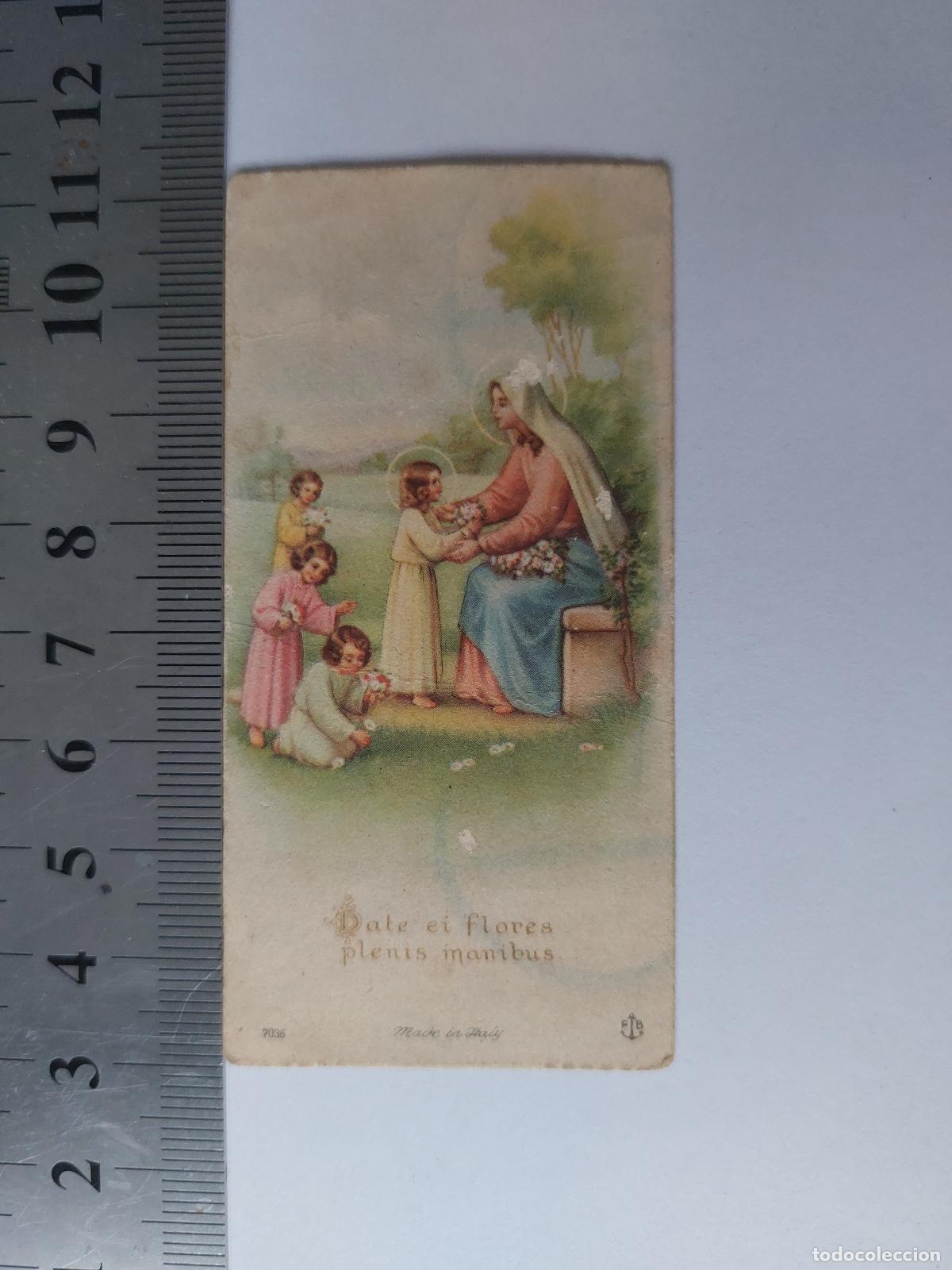 Postales: Estampa de Recuerdo de Primera Comuni&oacute;n en Tabernes Blanques