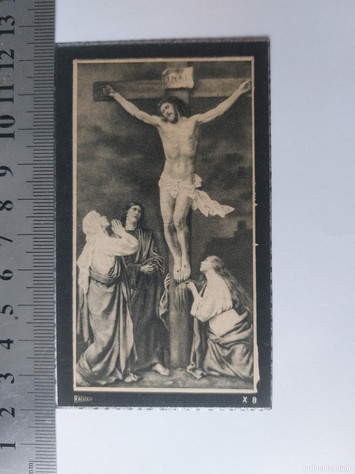 Postales: Estampa de recordatorio funeral Rafael Bellver Orts