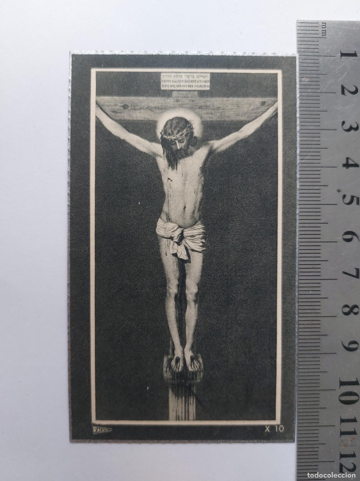Postales: Estampa recordatorio de defunci&oacute;n de Rafael Bellver Orts