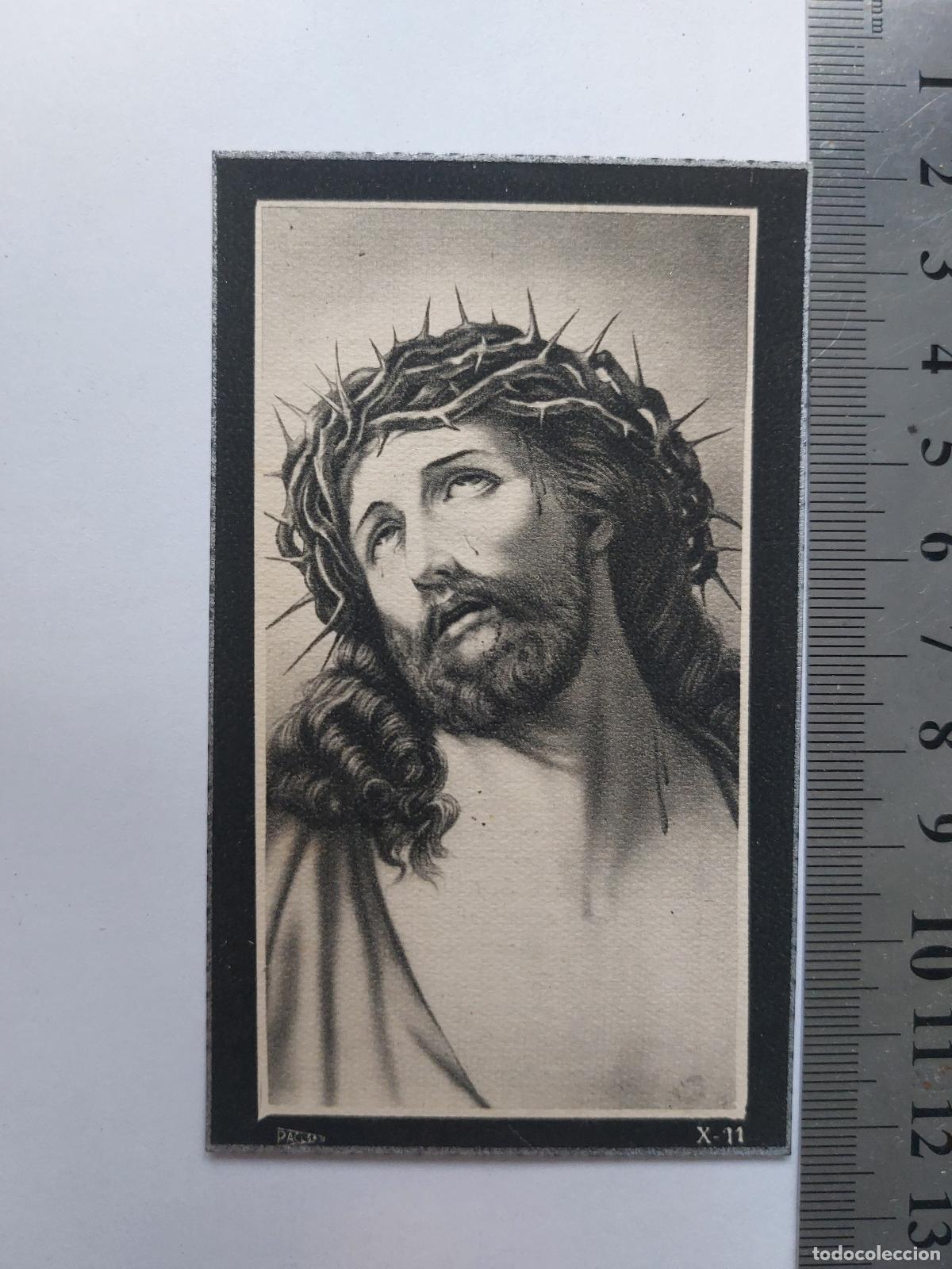 Postales: Estampa de recordatorio f&uacute;nebre de Rafael Bellver Orts en Tabernes Blanques