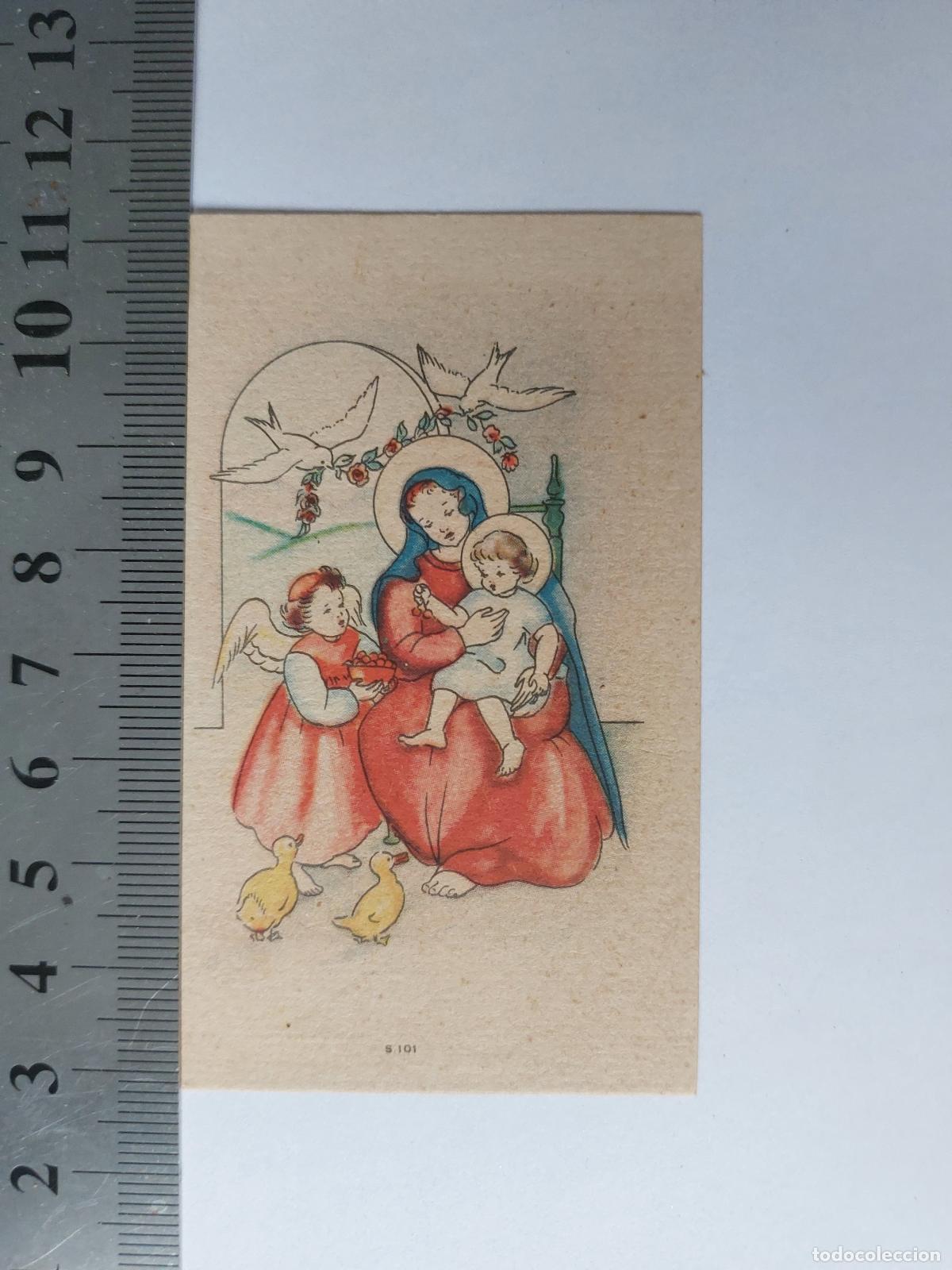 Postales: Estampa de recuerdo de Primera Comuni&oacute;n en Tabernes Blanques