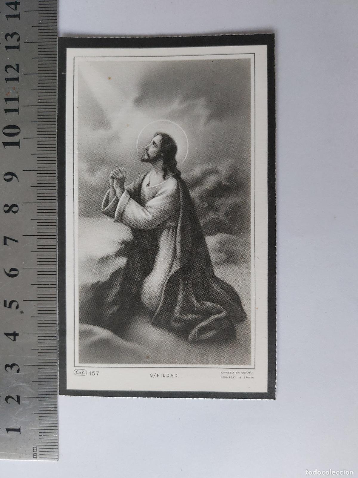 Postales: Estampa de recordatorio funeral Vicente Roig Ballester
