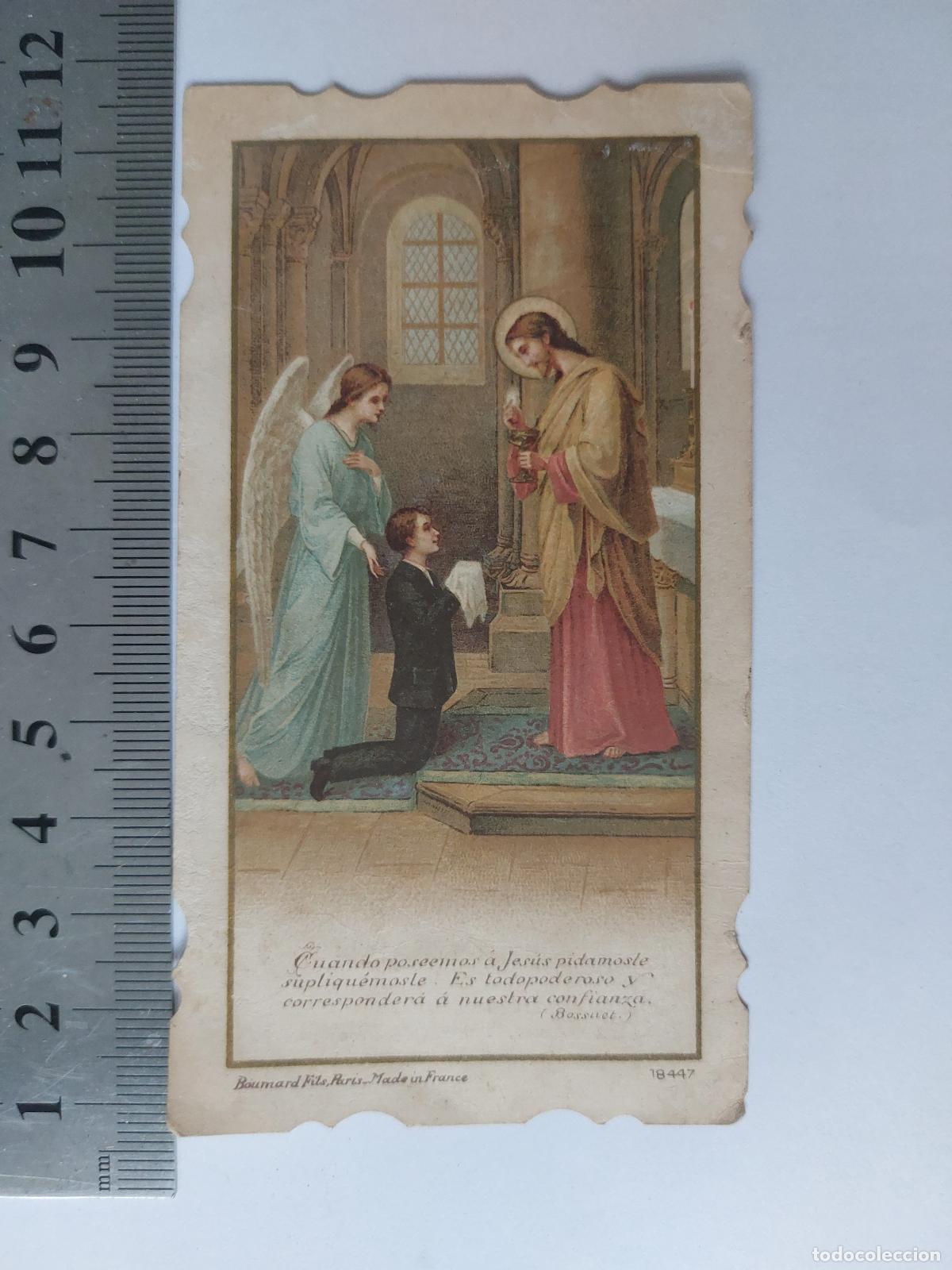 Postales: Estampa de recuerdo de Primera Comuni&oacute;n en Alm&aacute;cera