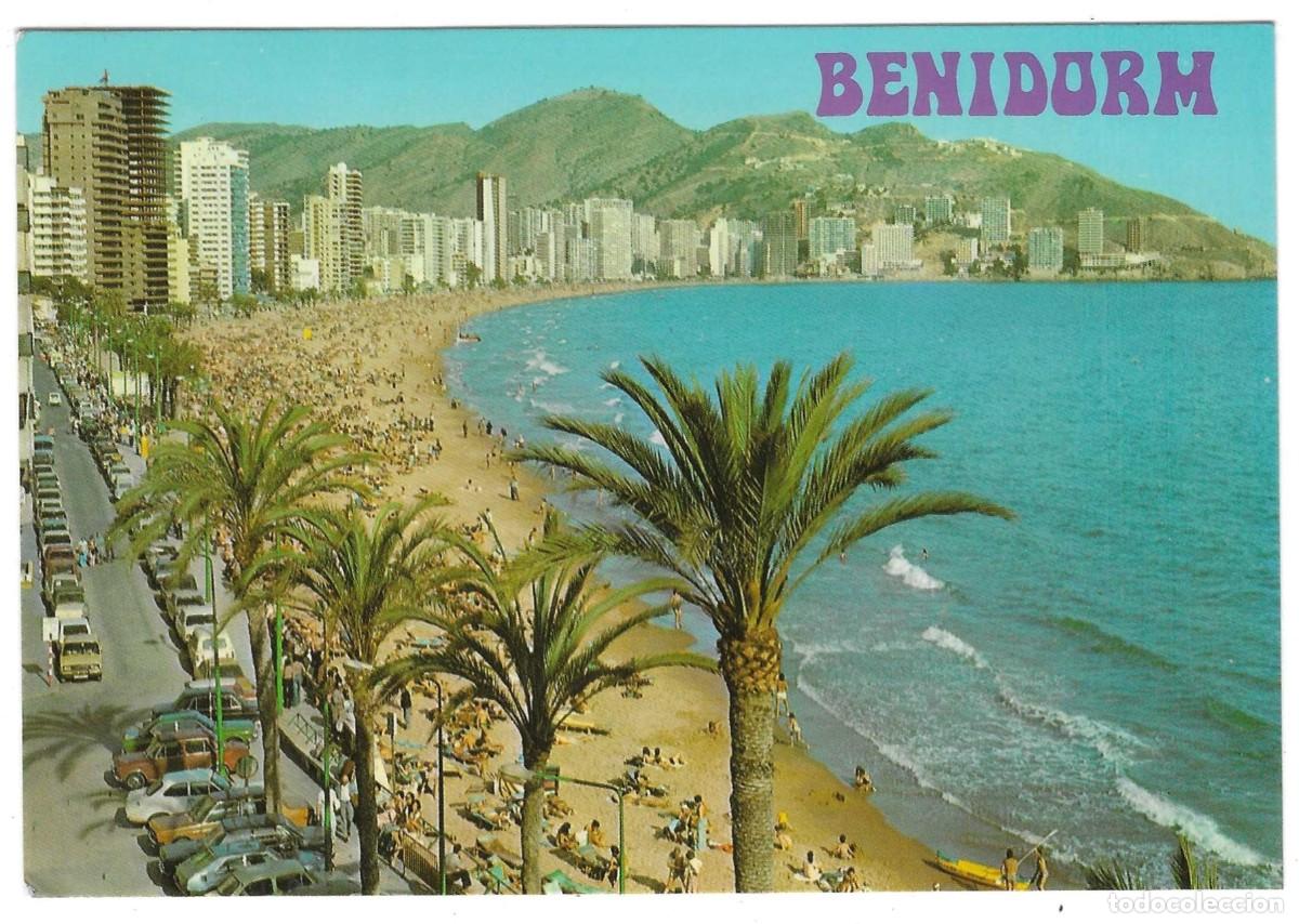 Postales: Postal Benidorm. Alicante. Playa de Levante desde el Centro. ref. 7-alicante121