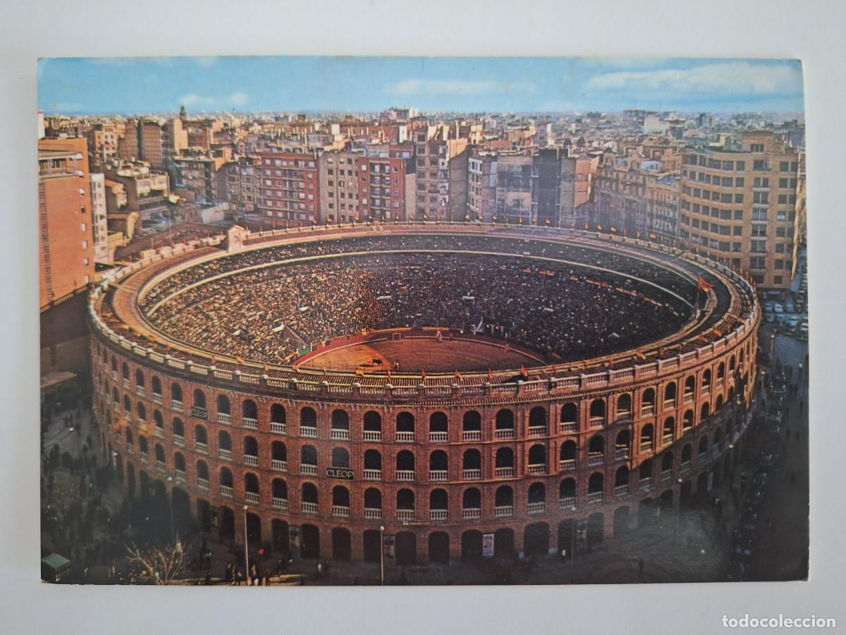 Postales: ANTIGUA POSTAL VALENCIA VISTA AEREA PLAZA TOROS POSTALES GARRABELLA RV 3004