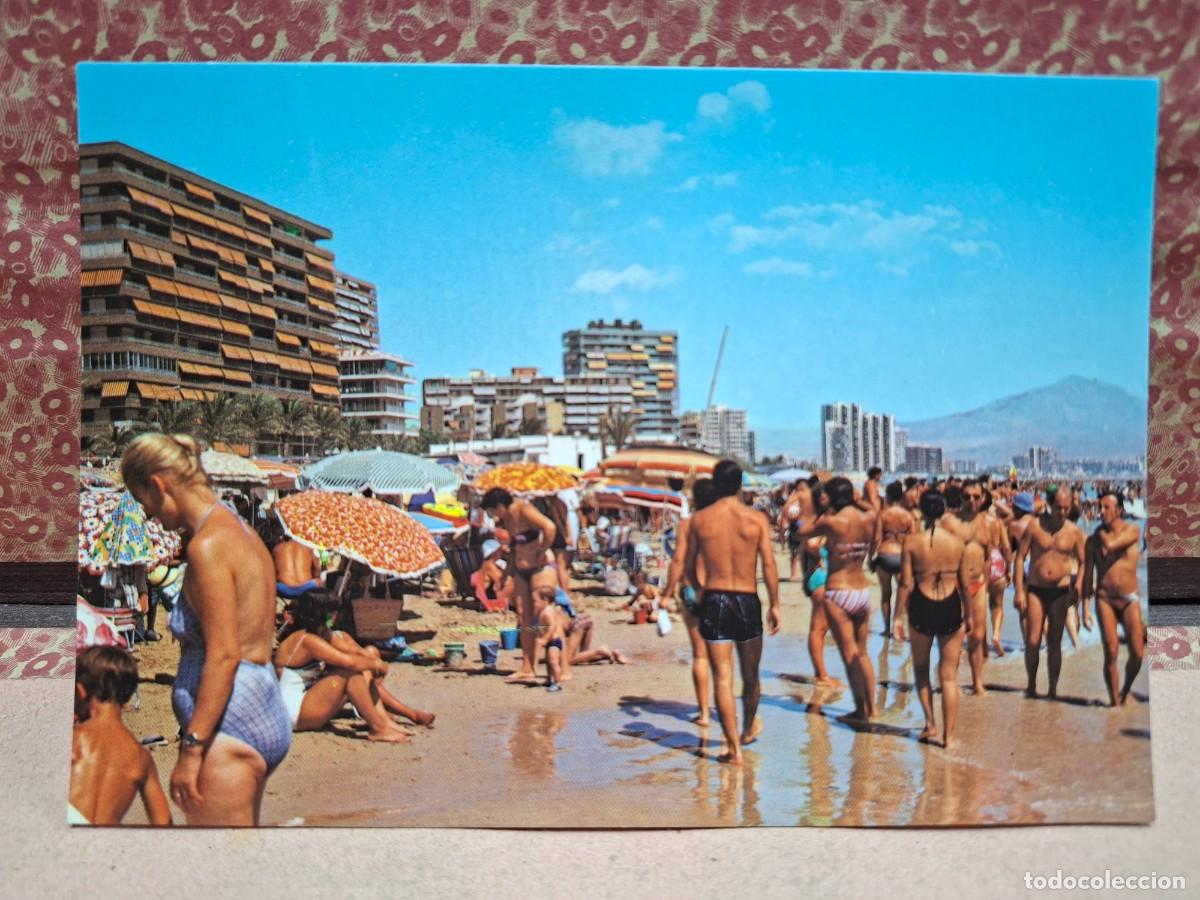 Postales: ANTIGUA POSTAL PLAYA DE SAN JUAN ALICANTE ARRIBAS 286