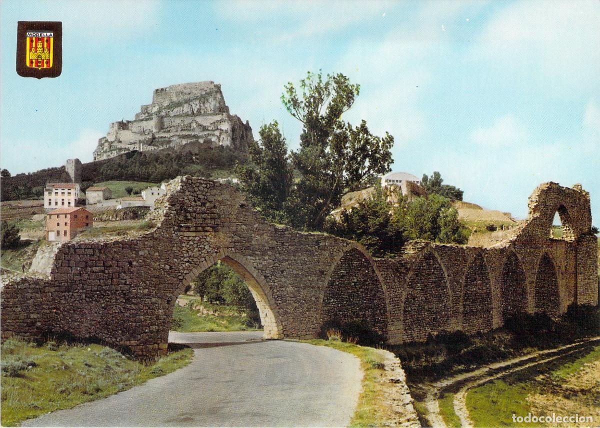 Postales: Postal de Morella: Acueducto y Castillo