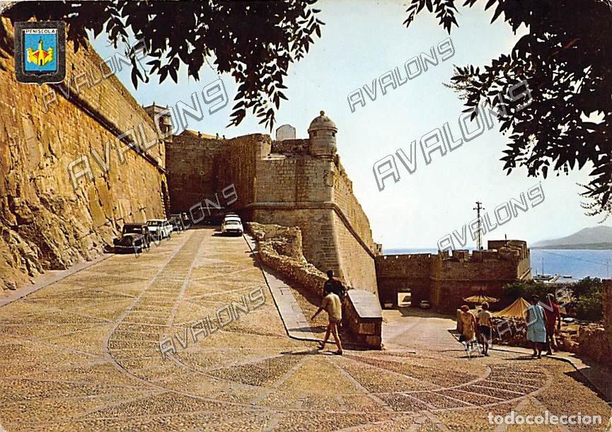 Postales: Bajada de Felipe II en Pe&ntilde;&iacute;scola (Castell&oacute;n) - Sin Circular - A&ntilde;os 60