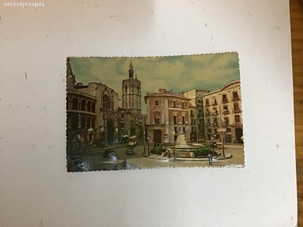 Postales: VALENCIA -PLAZA DE LA VIRGEN, POSTAL CON RELIVE 1961