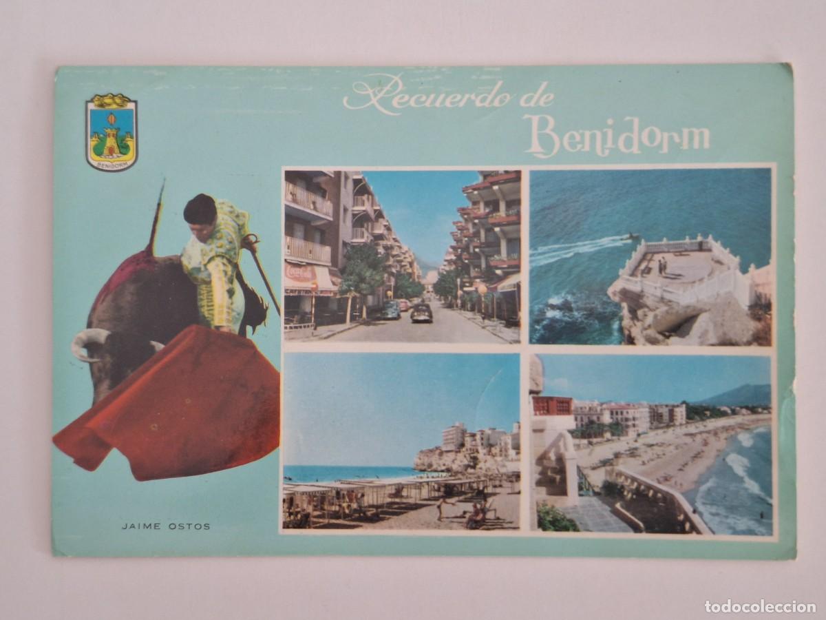 Postales: ANTIGUA POSTAL ALICANTE RECUERDO DE BENIDORM RV 3045