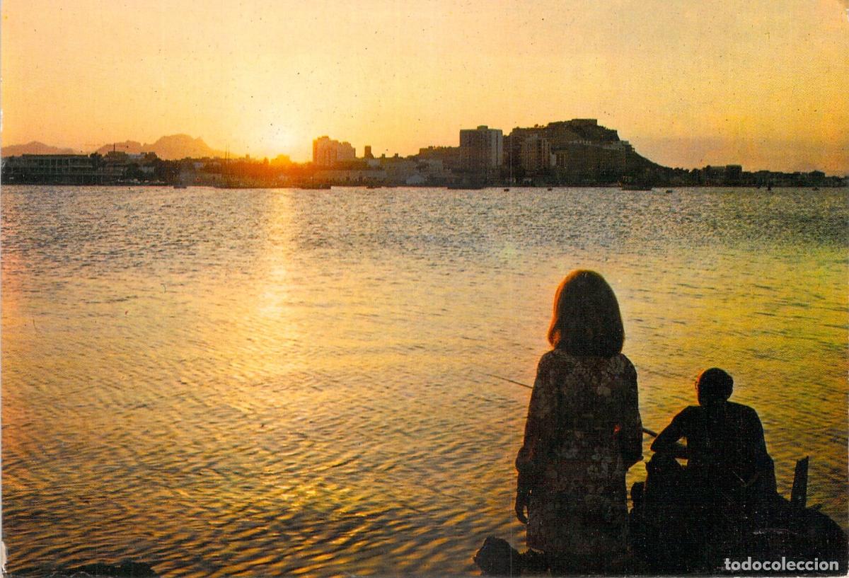 Postales: Postal de Denia Alicante Puesta de Sol en la Costa