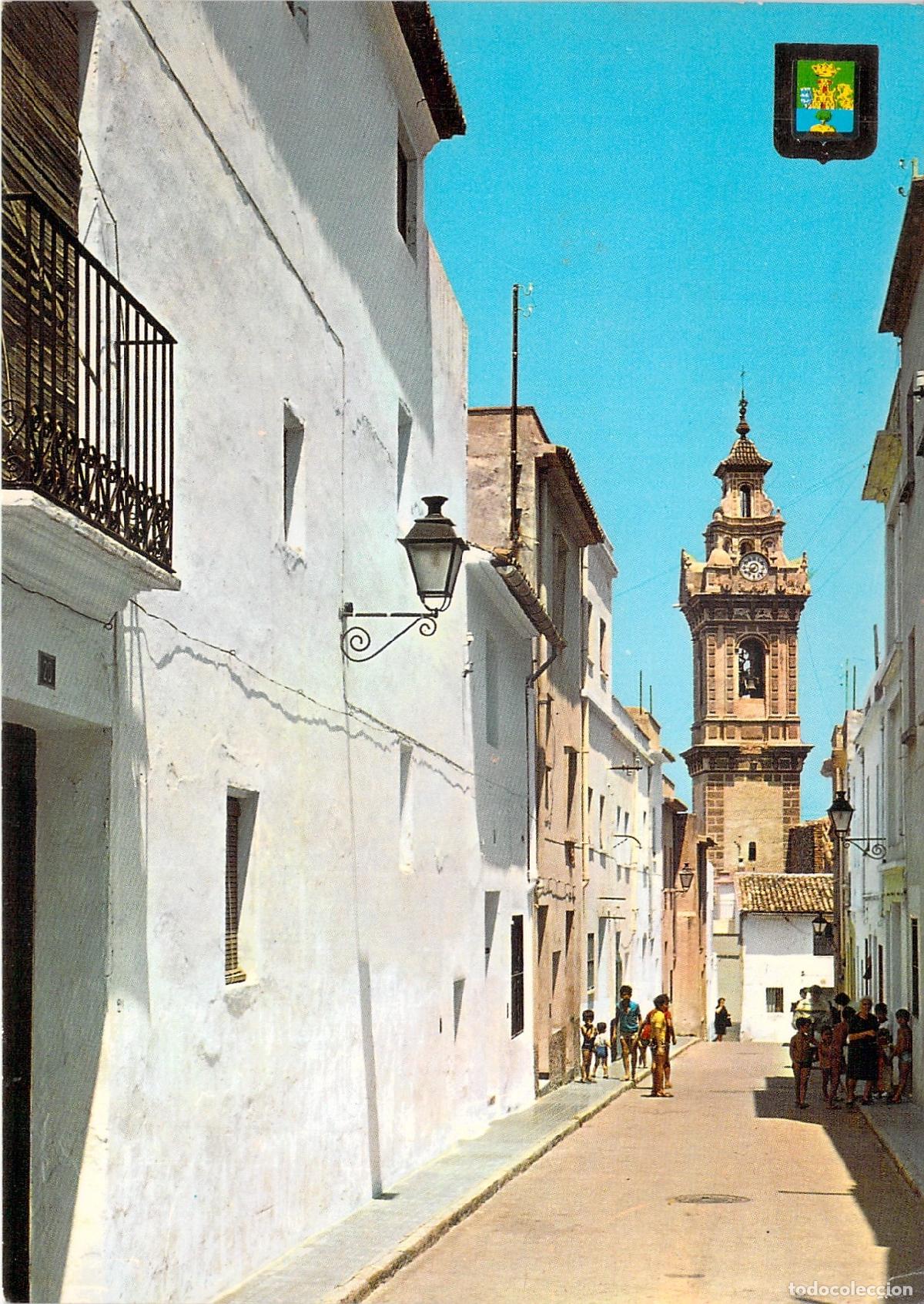 Postales: Postal de calle t&iacute;pica en Oliva, Valencia